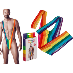 Чоловічі стрінги - Rainbow Mankini One Size