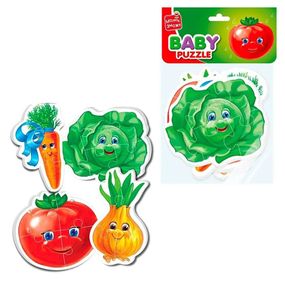 Дитячі бебі пазли "Овочі" VT1106-76 укр. мовою