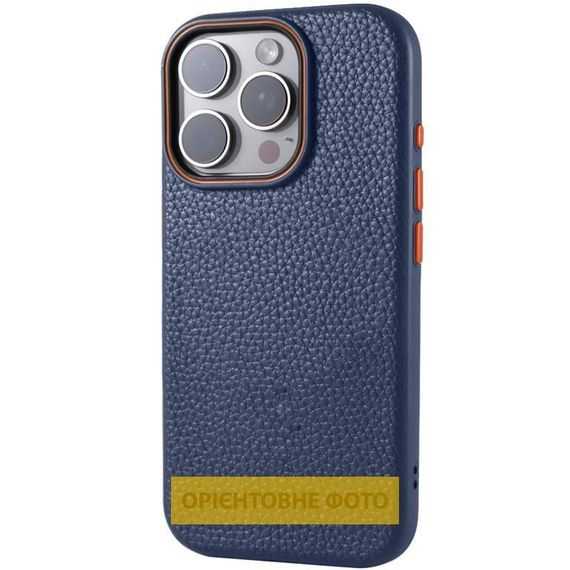 Чохол Syndee with MagSafe для Apple iPhone 16 (6.1") Black / Black Gem Blue