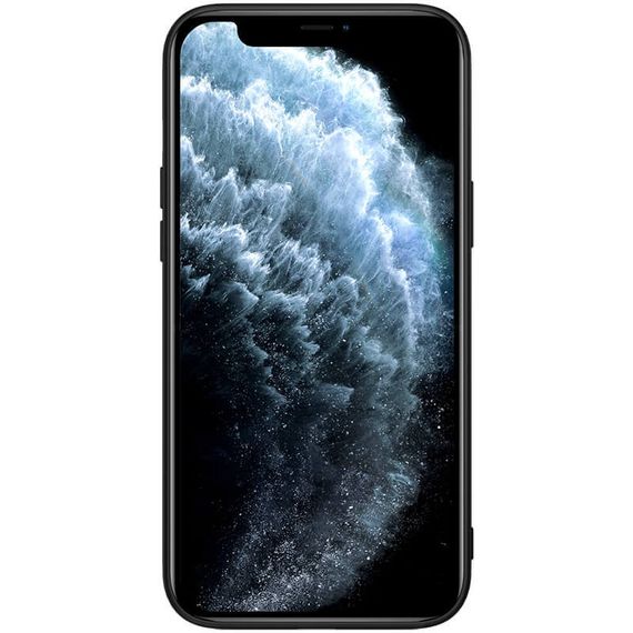 Карбонова накладка Nillkin Synthetic Fiber series для Apple iPhone 12 Pro/12 (6.1") | Зображення 1