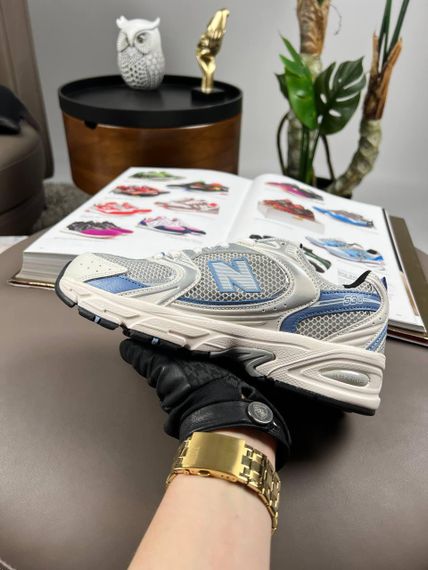 Кроссовки New 530 Premium Beige Blue Silver весна / літо / осінь В3665 38 24.5 см | Зображення 4