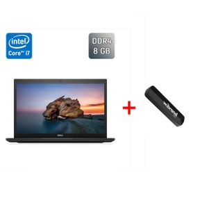 Ультрабук Б-класс Dell Latitude 7480 / 14" (1920x1080) IPS / Intel Core i7-7600U (2 (4) ядра по 2.8 - 3.9 GHz) / 8 GB DDR4 / 256 GB SSD / Intel HD Graphics 620 / HDMI / WebCam / Windows 10 б/у + Подарок Флэш-накопитель USB 32 GB