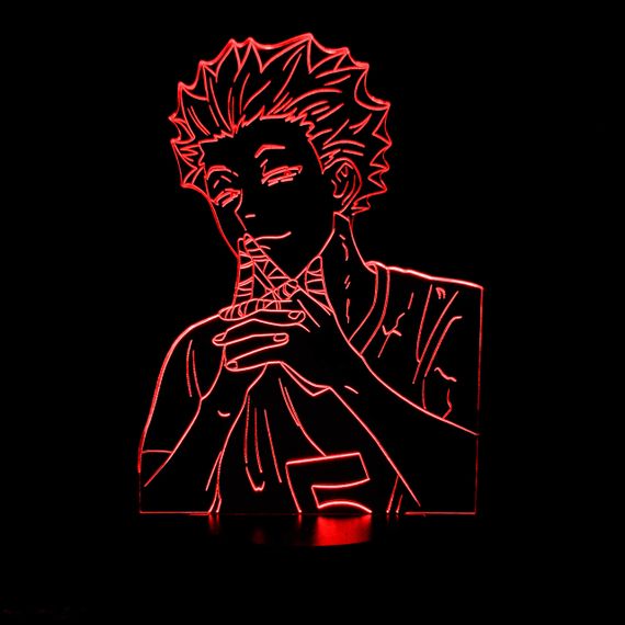 Акриловый светильник-ночник Тендо Сатори красный tty-n001635