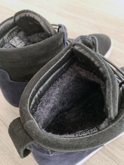 Замшевые кеды на белой подошве | Зображення 3