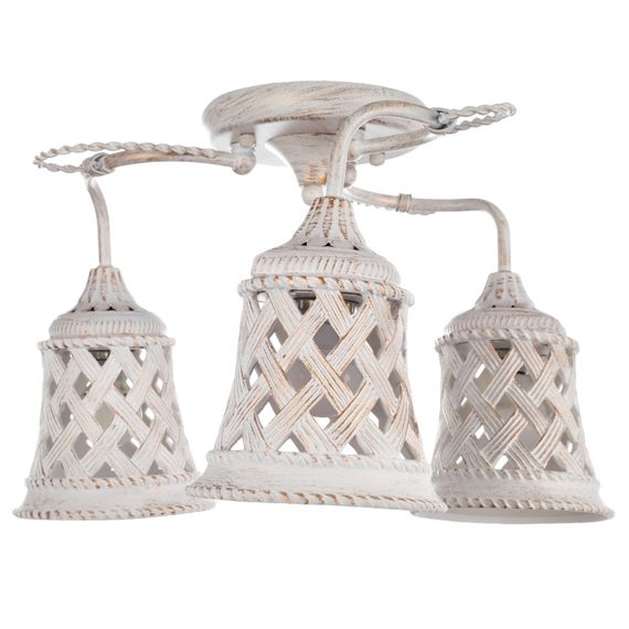 Люстра потолочная в спальню E14 40W WH (BKL-585C/3)