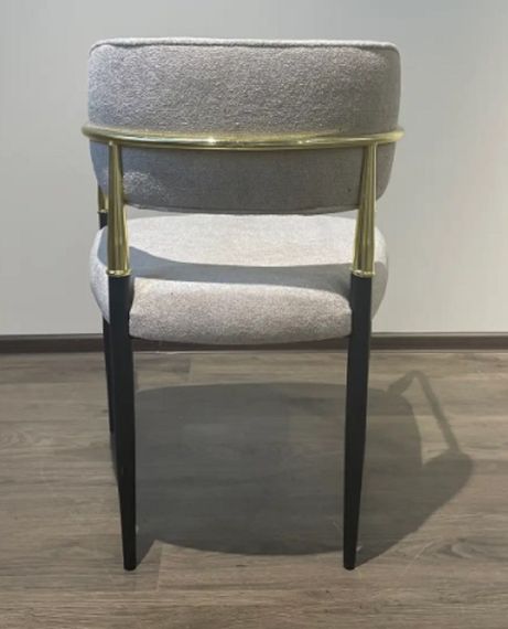 М'яке крісло на золотому каркасі Santorini (Санторіні) BEIGE B03 | Зображення 3
