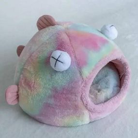 Будиночок м'який у вигляді рибки для домашніх тварин