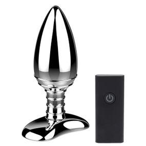 Алюминиевая анальная пробка с вибрацией и дистанционным управлением Nexus Cestos sexstyle