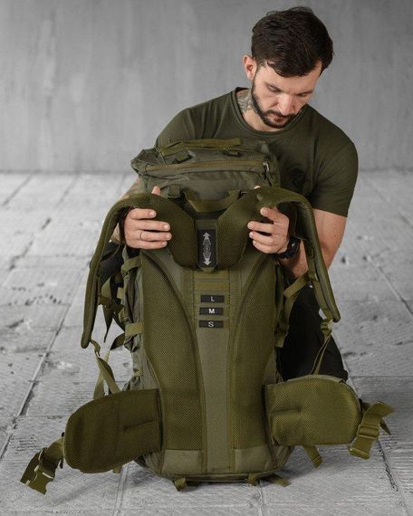 Рюкзак рамний 100л туристичний похідний рюкзак великий для походів експедиційний наплічник для спорядження | Зображення 2