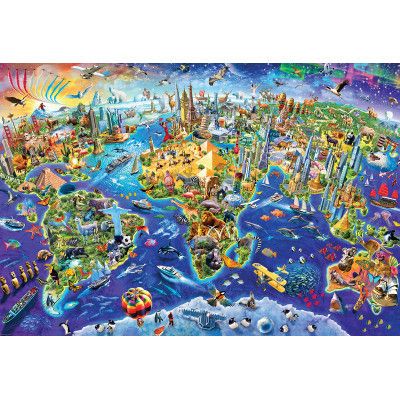 Пазл Eurographics Сумасшедший мир 2000 элементов (8220-5343) | Зображення 1