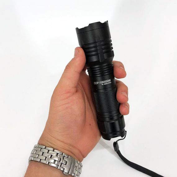 Кишеньковий тактичний ліхтар Bailong BL-8900-P50 акумуляторний ліхтар 12 та 220 Вт, кишеньковий міні ліхтар | Зображення 8