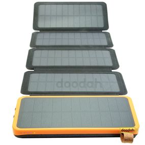 Повербанк з сонячною панеллю - CARPRIE Solar SYK-Z011-5 10000 мАг, 6Вт, Orange