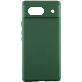 Чохол TPU GETMAN Liquid Silk Full Camera для Google Pixel 6 Зелений / Dark green