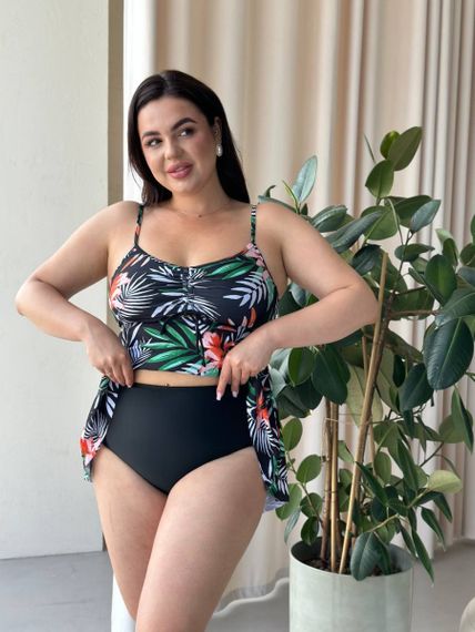 Яскравий купальник танкіні PLUS SIZE | Зображення 5
