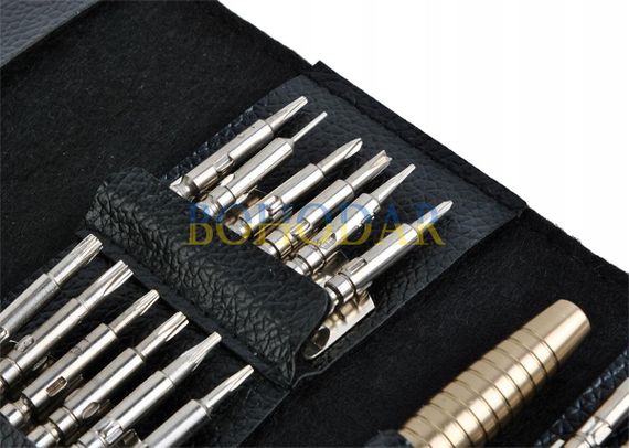 Набор прецизионных отверток 25/1 TRIZAND 78135 биты насадки Torx в кошельке с магнитом для ремонта телефонов э | Зображення 4