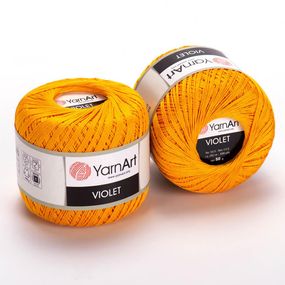 Пряжа YarnArt Violet номер цвета 5307 хлопок пряжа ярнарт виолет