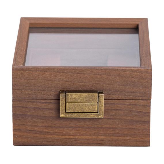 Дерев'яна скринька для наручного годинника 12×12×7.4 см HP-5-11 | Зображення 3