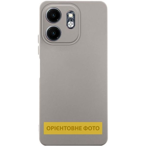 Чехол TPU GETMAN Liquid Silk Full Camera для Xiaomi Redmi Note 14 Pro 4G Серый / Lavender