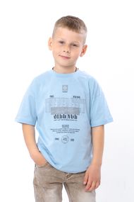 Футболка для хлопчика Носи своє 110 Блідо-блакитний (p-17194-200390)