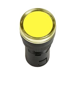 Лампа AD16DS d16mm желтая 230V AC Ny95500243