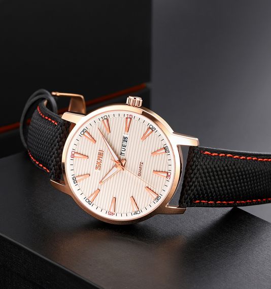Чоловічий годинник Skmei 9303RGSI Rose Gold-Silver | Зображення 3