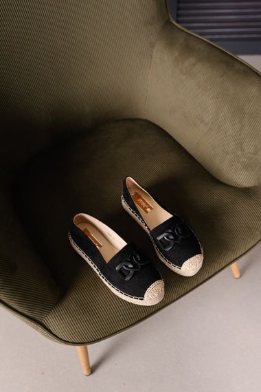 Женские эспадрильи Fashion Favorite 3976 39 размер 245 см Черный | Зображення 5