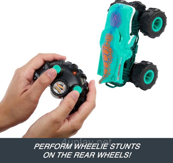 Монстр трак на радиоуправлении Хот Вилс Мега Рекс Оригинал Hot Wheels Mega-Wrex 1:24 | Зображення 3
