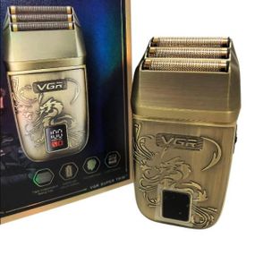 Електробритва акумуляторна з трьома голівками, що голять VGR V-349 Золото