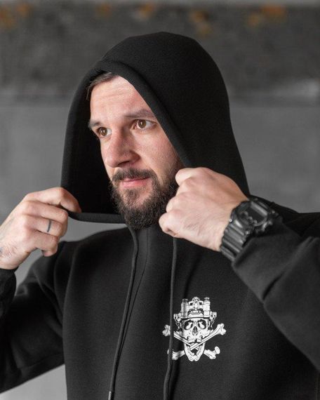 Худі CELEO на флісі diner black ВТ7913 | Зображення 5