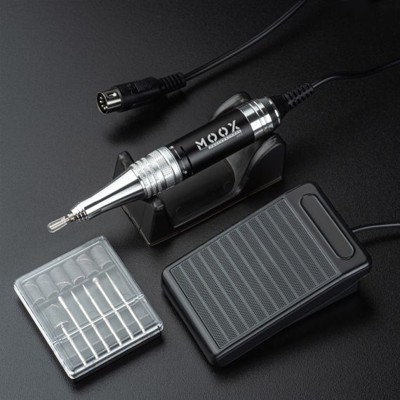 Рожевий фрезер Moox X100 45тис. об/хв, 70W для манікюру і педикюру | Зображення 4