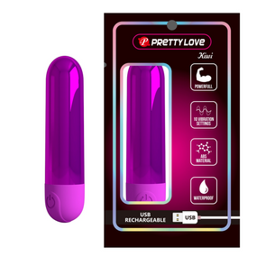 Перезаряджаємая віброкуля Pretty Love - Kiwi Purple, BI-300091 sexstyle