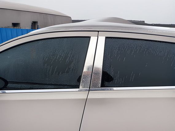 Хром дверных стоек (4 шт, нерж) Carmos - Турецкая сталь для Nissan Qashqai 2010-2014 гг | Зображення 2