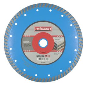 Диск алмазний Turbo CONCRETE PRO MAX 230x3.0x12x22.23 мм HAISSER 4212634
