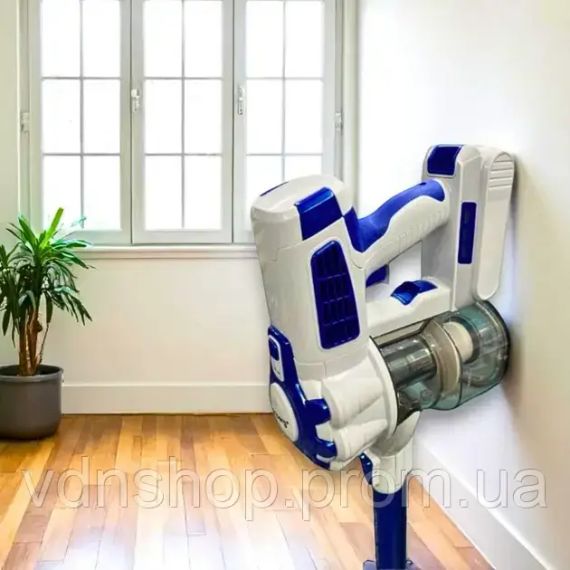 Современный беспроводной пылесос с подсветкой Rainberg RB-2301 Мощный аккумуляторный пылесос без мешка | Зображення 3