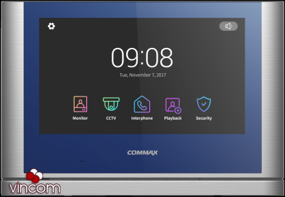 Видеодомофон Commax CDV-1024MA bluedark silver