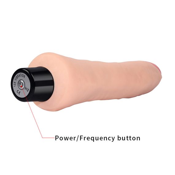 Реалістичний вібратор - Real Softee Vibrator 9" Sex Aura | Зображення 6