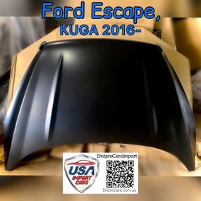 Ford Escape, Kuga 2016- капот, GJ5Z16612A
