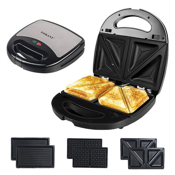 Мультимейкер 6в1 з антипригарним покриттям XPRO SK-B908-6 750 Вт (45763-SK-B908-6_1106) | Зображення 2