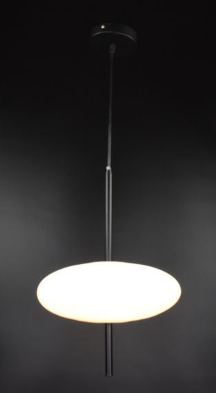 Люстра світлодіодна підвісна LED світильник для квартири на стелю лед 27046 Чорний 55-170х30х30 см. | Зображення 1