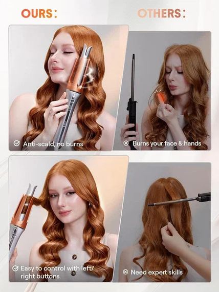 Автоматическая плойка для волос Hair Curler-Bella для локонов и кудрей | Зображення 2