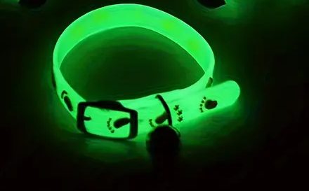 Кошачий светящийся ошейник | Зображення 1