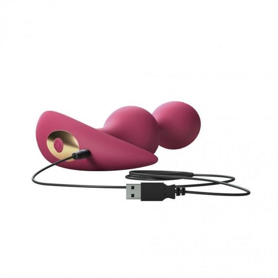 Анальний стимулятор, гнучкий з вібрацією Love To Love TWINNY BUD Plum | Зображення 2