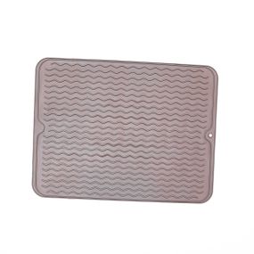 Кухонний силіконовий килимок з протиковзкою поверхнею 40×30 см Сірий HP-42-9G