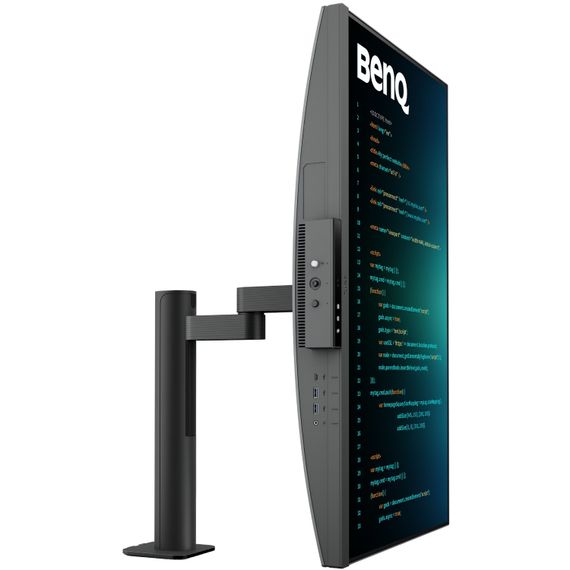 TFT 31.5" BenQ RD320UA, 4K, IPS, 2xHDMI, DP, USB-C, Pivot, колонки, сірий | Зображення 4