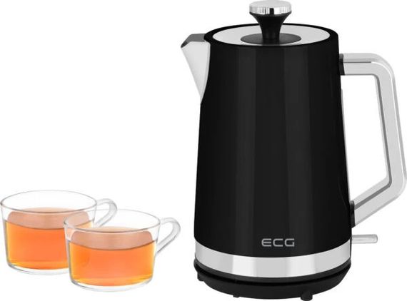 Електрочайник EСG RK 1766 Vintage Nero 1.7 л чорний | Зображення 1