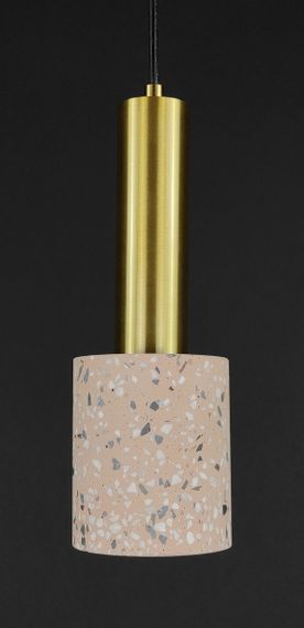 Люстра підвісна на 1 лампочку 27694 Латунь 35-180х10х10 см. | Зображення 1