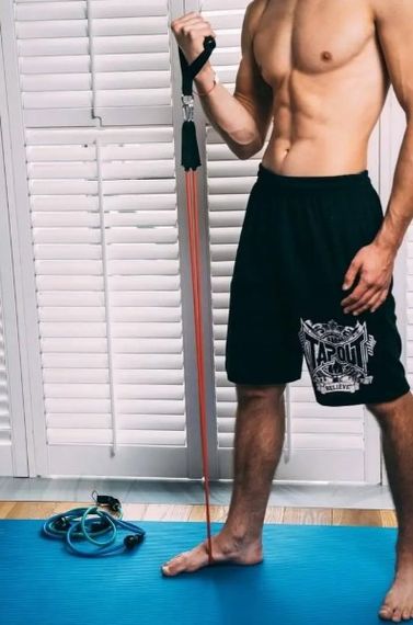 Набір трубчастих еспандерів PowerPlay PP-4101 Expander Tube Set 3 шт (до 18,2 кг.) (PP-4101_3set) | Зображення 5