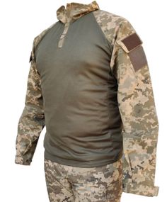 Сорочка Tactic4Profi УБАКС рипстоп-кулмакс хакі-піксел із довгим рукавом XXL