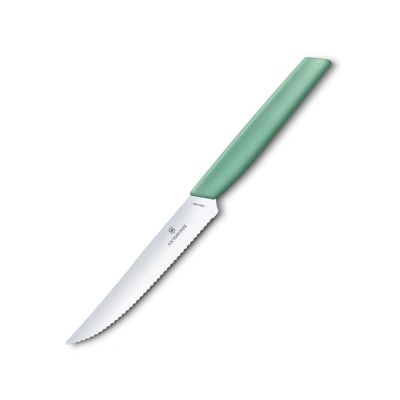 Кухонный нож Victorinox Swiss Modern SteakPizza 12см Mint (6.9006.12W41) | Зображення 2