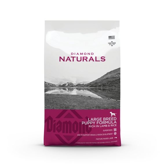 Корм Diamond Naturals Puppy Large Breed Lamb & Rice сухий з ягнятком для цуценят великих порід 15 кг | Зображення 1